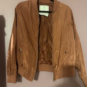 Angel Kiss pink satin Bomber Jacket